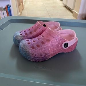 Glitter croc lookalikes